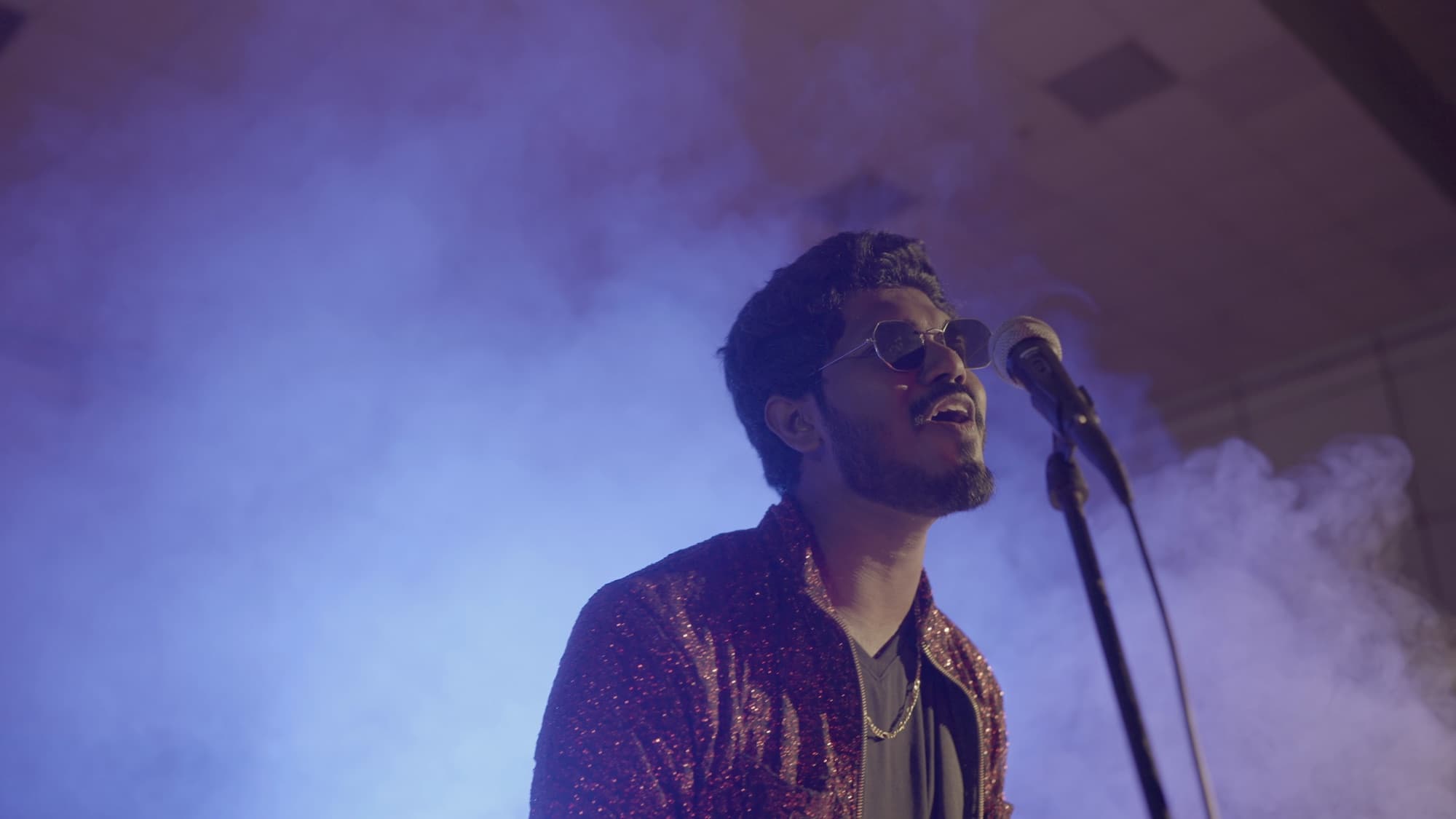 Surya Srini performing live